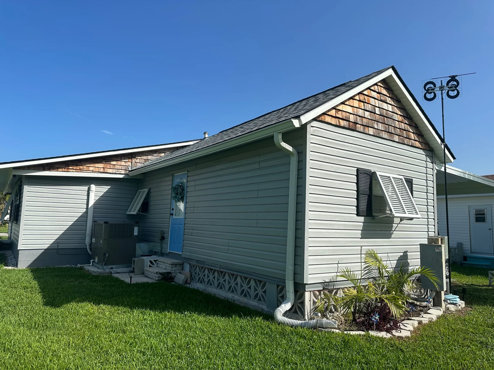 RFH project photo of a home exterior with siding and windows